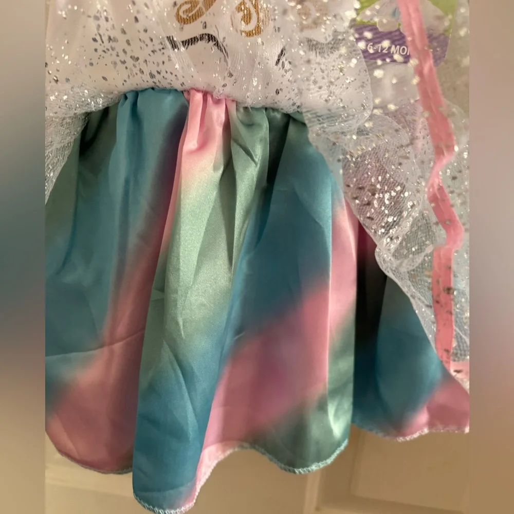 6 - 12 Months Unicorn theme costume - Party Dress w headband New